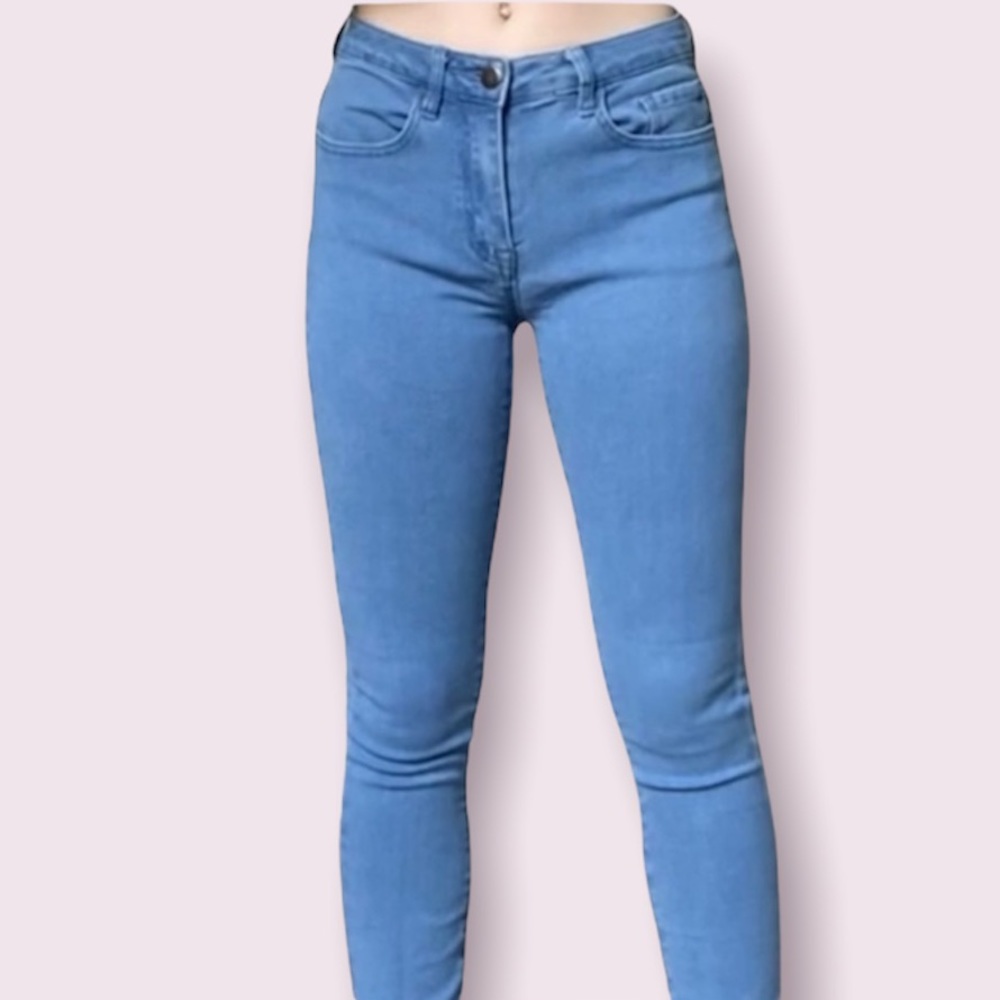 Denim skinny jeans